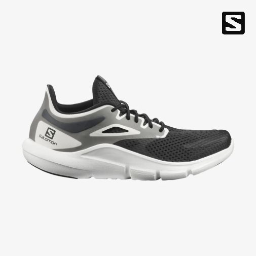 Black / White Salomon Predict Mod Men's Running Shoes | IE NR8027